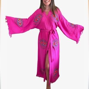 Bodho evil eye hand painted robe
